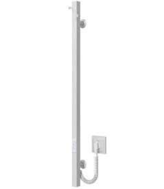 Электрический полотенцесушитель Deffi Holly 30x900 WD04 нержавеющая сталь белый C.MB.90.30.E.W.U.4