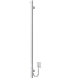 Электрический полотенцесушитель Deffi Holly 30x1200 WD04 нержавеющая сталь белый C.MB.120.30.E.W.U.4