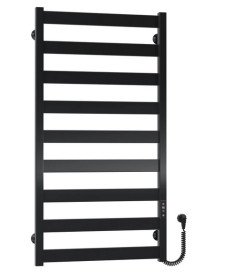 Електрична сушарка для рушників Deffi Harmony П9 500х1000 праве підключення JD04 чорний B.HR.100.50.9.E.B.R.2