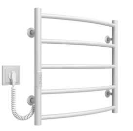 Электрический полотенцесушитель Deffi Классик П5 500х500 левое подключение WD03 белый C.DK.50.50.5.E.W.L.3