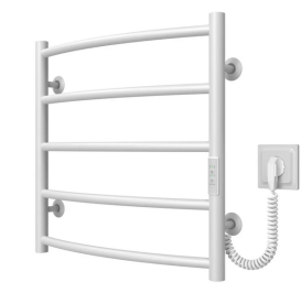 Электрический полотенцесушитель Deffi Классик П5 500х500 правое подключение WD03 белый C.DK.50.50.5.E.W.R.3