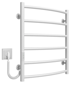 Электрический полотенцесушитель Deffi Классик П6 500х600 левое подключение WD03 белый C.DK.60.50.6.E.W.L.3
