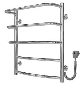 Електрична сушарка для рушників Deffi Каскад Дуга П5 500х600 праве підключення хром C.KD.60.50.5.E.C.R.5