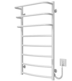 Электрический полотенцесушитель Deffi Каскад Дуга П8 500х900 правое подключение WD03 белый C.KD.90.50.8.E.W.R.3