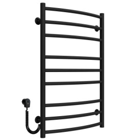 Електрична сушарка для рушників Deffi Класик Еліт П9 400х800 ліве підключення чорний C.KE.80.40.9.E.B.L.5