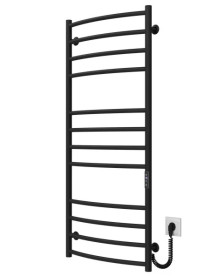 Электрический полотенцесушитель Deffi Классик Элит П12 500х1200 правое подключение JD03 черный C.KE.120.50.12.E.B.R.1