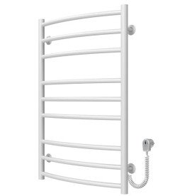 Электрический полотенцесушитель Deffi Классик Элит П9 600х800 правое подключение белый C.KE.80.60.9.E.W.R.5