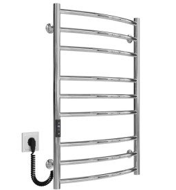 Электрический полотенцесушитель Deffi Классик Элит П9 600х800 левое подключение JD03 хром C.KE.80.60.9.E.C.L.1