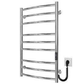 Електрична сушарка для рушників Deffi Класик Еліт П9 600х800 праве підключення JD03 хром C.KE.80.60.9.E.C.R.1