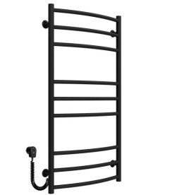 Електрична сушарка для рушників Deffi Класик Еліт П9 600х1000 ліве підключення чорний C.KE.100.60.9.E.B.L.5