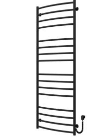 Электрический полотенцесушитель Deffi Классик Элит П16 600х1600 правое подключение черный C.KE.160.60.16.E.B.R.5