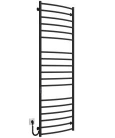 Электрический полотенцесушитель Deffi Классик Элит П18 600х1800 левое подключение JD03 черный C.KE.180.60.18.E.B.L.1