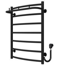 Електрична сушарка для рушників Deffi Класик N П7 500х700 праве підключення чорний C.KN.70.50.7.E.B.R.5