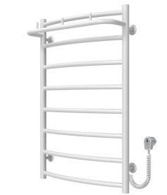 Электрический полотенцесушитель Deffi Классик N П8 500х800 правое подключение белый C.KN.80.50.8.E.W.R.5