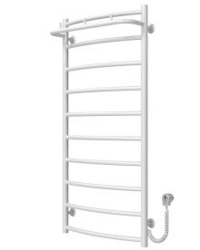 Електрична сушарка для рушників Deffi Класик N П10 500х1100 праве підключення білий C.KN.110.50.10.E.W.R.5