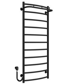 Електрична сушарка для рушників Deffi Класик N П11 500х1200 ліве підключення чорний C.KN.120.50.11.E.B.L.5