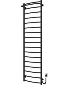 Электрический полотенцесушитель Deffi Классик N П17 500х1800 правое подключение JD03 черный C.KN.180.50.17.E.B.R.1