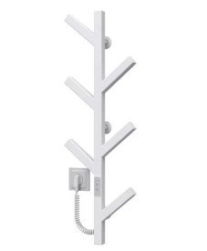 Електрична сушарка для рушників Deffi Kir П6 800 ліве підключення WD04 білий A.KR.80.6.E.W.U.4