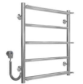 Электрический полотенцесушитель Deffi Ladder П5 500х600 левое подключение хром C.LK.60.50.5.E.C.L.5