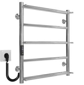 Електрична сушарка для рушників Deffi Ladder П5 500х600 ліве підключення JD03 хром C.LK.60.50.5.E.C.L.1