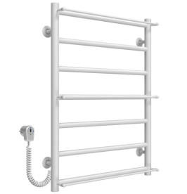 Электрический полотенцесушитель Deffi Ladder П7 500х700 левое подключение белый C.LK.70.50.7.E.W.R.5