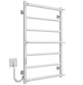 Электрический полотенцесушитель Deffi Ladder П7 500х800 левое подключение WD03 белый C.LK.80.50.7.E.W.L.3