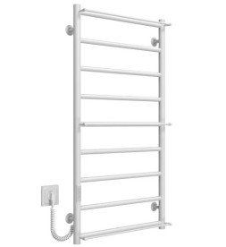 Електрична сушарка для рушників Deffi Ladder П9 500х1000 ліве підключення WD03 білий C.LK.100.50.9.E.W.L.3