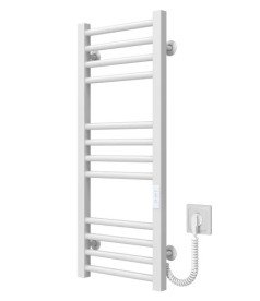 Электрический полотенцесушитель Deffi Lima П12 300х800 правое подключение WD04 белый A.LI.80.30.12.E.W.R.4