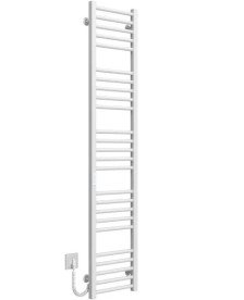 Электрический полотенцесушитель Deffi Lima П25 400х1600 левое подключение WD04 белый A.LI.160.40.25.E.W.L.4