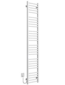 Електрична сушарка для рушників Deffi Lima П30 400х1800 ліве підключення WD04 білий A.LI.180.40.30.E.W.L.4