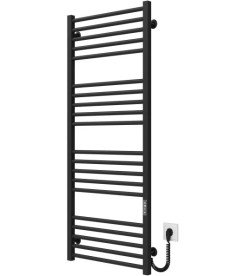 Електрична сушарка для рушників Deffi Lima П20 500х1300 праве підключення JD04 чорний A.LI.130.50.20.E.B.R.2