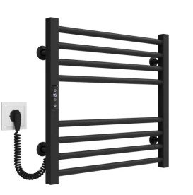 Электрический полотенцесушитель Deffi Lima П8 600х500 левое подключение JD04 черный A.LI.50.60.8.E.B.L.2