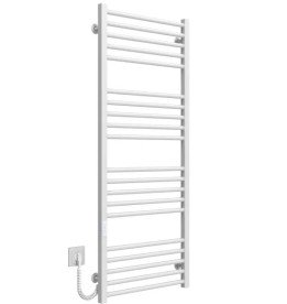 Электрический полотенцесушитель Deffi Lima П20 600х1300 левое подключение WD04 белый A.LI.130.60.20.E.W.L.4