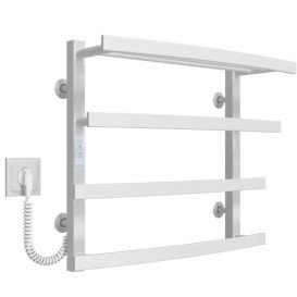 Електрична сушарка для рушників Deffi Lotos П4 400х500 ліве підключення WD04 білий A.LO.50.40.4.E.W.L.4