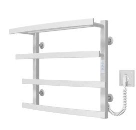 Электрический полотенцесушитель Deffi Lotos П4 400х500 правое подключение WD04 белый A.LO.50.40.4.E.W.R.4