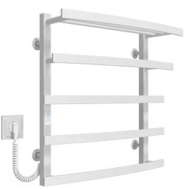 Електрична сушарка для рушників Deffi Lotos П5 400х600 ліве підключення WD04 білий A.LO.60.40.5.E.W.L.4