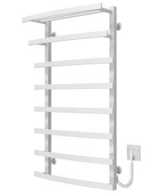 Электрический полотенцесушитель Deffi Lotos П8 400х1000 правое подключение WD04 белый A.LO.100.40.8.E.W.R.4