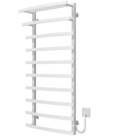 Електрична сушарка для рушників Deffi Lotos П10 400х1200 праве підключення WD04 білий A.LO.120.40.10.E.W.R.4