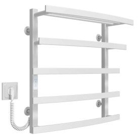 Електрична сушарка для рушників Deffi Lotos П5 500х600 ліве підключення WD04 білий A.LO.60.50.5.E.W.L.4