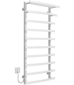 Электрический полотенцесушитель Deffi Lotos П10 500х1200 левое подключение WD04 белый A.LO.120.50.10.E.W.L.4