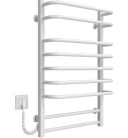 Электрический полотенцесушитель Deffi Lux П9 400х800 левое подключение WD04 белый A.LU.80.40.9.E.W.L.4