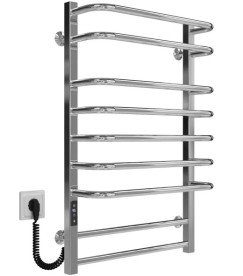 Електрична сушарка для рушників Deffi Lux П9 500х800 ліве підключення JD04 хром A.LU.80.50.9.E.C.L.2