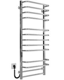 Электрический полотенцесушитель Deffi Lux П13 500х1200 левое подключение JD04 хром A.LU.120.50.13.E.C.L.2