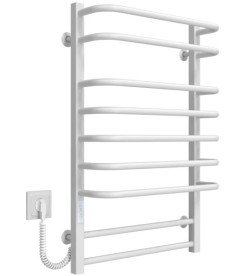 Электрический полотенцесушитель Deffi Lux П9 600х800 левое подключение WD04 белый A.LU.80.60.9.E.W.L.4