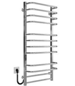 Электрический полотенцесушитель Deffi Lux П12 600х1100 левое подключение JD04 хром A.LU.110.60.12.E.C.L.2