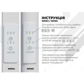 Электрический полотенцесушитель Deffi Lux П15 600х1400 правое подключение WD04 белый A.LU.140.60.15.E.W.R.4