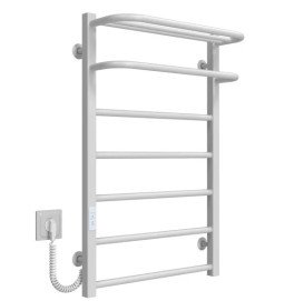 Электрический полотенцесушитель Deffi Lux Hotel П7 400х800 левое подключение WD04 белый A.LH.80.40.7.E.W.L.4