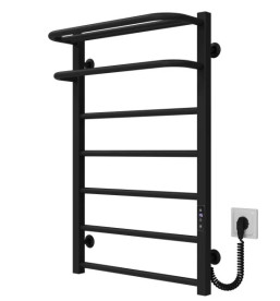Электрический полотенцесушитель Deffi Lux Hotel П7 400х800 правое подключение JD04 черный A.LH.80.40.7.E.B.R.2