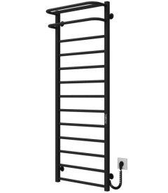 Электрический полотенцесушитель Deffi Lux Hotel П13 400х1400 правое подключение JD04 черный A.LH.140.40.13.E.B.R.2