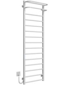 Электрический полотенцесушитель Deffi Lux Hotel П15 400х1600 левое подключение WD04 белый A.LH.160.40.15.E.W.L.4